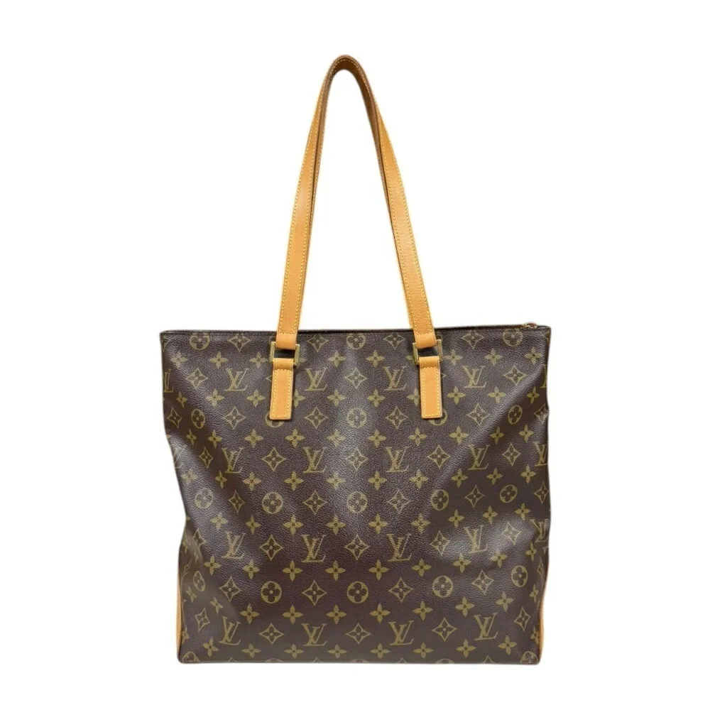 LOUIS VUITTON Brown Monogram Canvas Tote Bag
